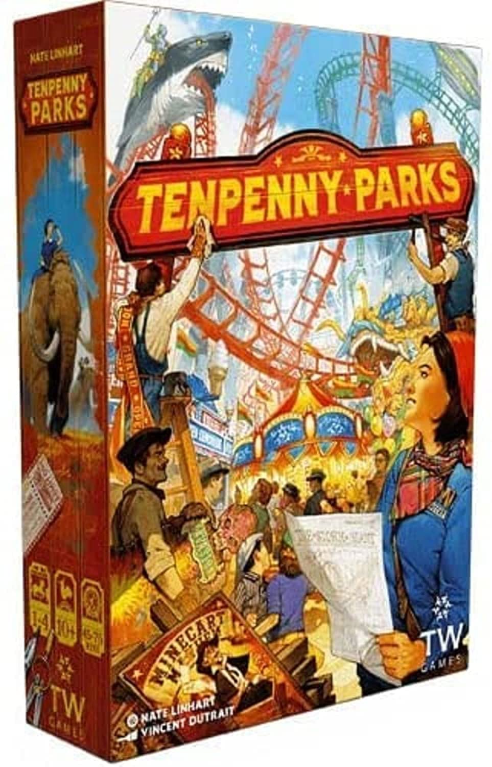 WHAT WE WANT× TENtoTEN × pastime Thunderworks Games - Tenpenny Parks | Theme Park | Strategy